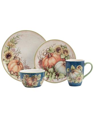 Certified International Autumn Breeze 16Pc Dinnerware Set