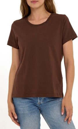 Threads 4 Thought Emmy Essential Organic Cotton T-Shirt in Coffee at Nordstrom, Size X-Small