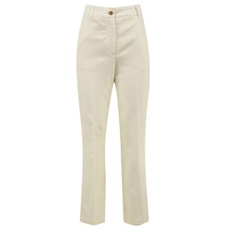 Attic and Barn Broeken, Dames, Beige, S, Crème Lavendel Broek Atpa 016 Model
