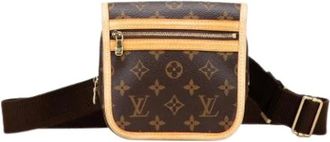 Louis Vuitton Pre-owned Cross Body Bags, female, Brown, Size: ONE SIZE Pre-owned Canvas Crossbody Bag