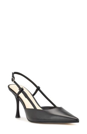 Nine West Peni Pointed Toe Pump in Black 001 at Nordstrom, Size 9.5