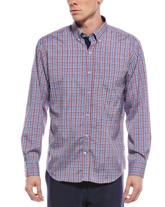 Tailorbyrd Tailorbryd Multi Check Printed Performance Shirt