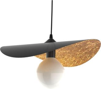 Lumicom Piuma L&aacute;mpara De Techo Negro Hoja