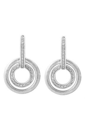 Effy Sterling Silver Diamond Drop Earrings - 0.16ct at Nordstrom Rack