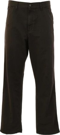Carhartt Work in Progress Zwarte Canvas Werkbroek - Heren - Regular Fit Jeans - Zwart - W32 - Jeans