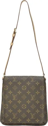 Louis Vuitton Brown Monogram Canvas Musette Salsa (Authentic Pre-Loved)