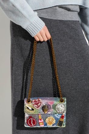 Kurt Geiger Shoulder Bag Sequin Mini Kensington, Womens, Multicolour