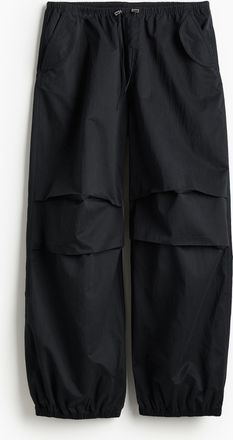 H&M Fallschirmhose - Schwarz