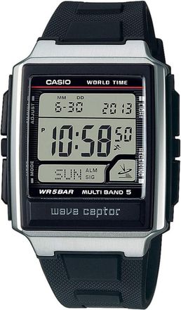 Casio Wave Ceptor Mens Black Watch WV-59R-1AEF - One Size