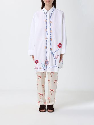 Forte_Forte Abito mini My Dress in cotone con perline ricamate