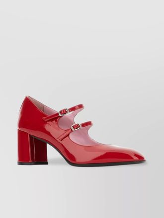 Carel leather round-toe pumps