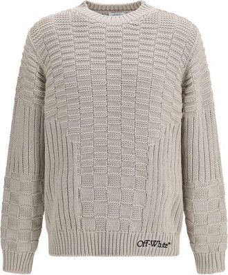 Off-white Beige Cotton Mens Sweatshirt