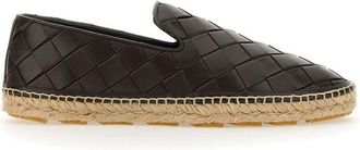 Bottega Veneta Brown Calfskin Womens Espadrilles
