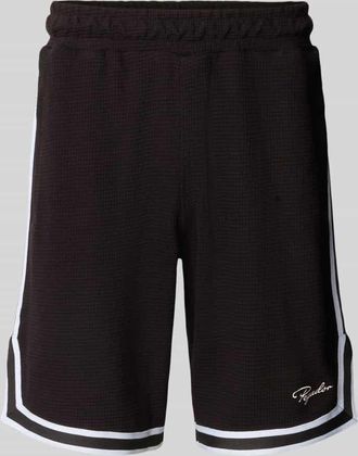 Pegador Relaxed Fit Sweatshorts mit Strukturmuster Modell Barkan in Black, Größe XS