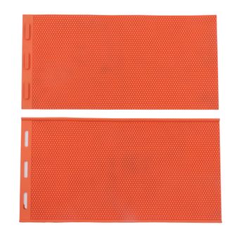 OEM Molde De L&aacute;minas De Cera De Abeja De 5,4 Mm, Molde Plegable De Silicona Para L&aacute;minas De Cera Para Apicultura, Color Naranja