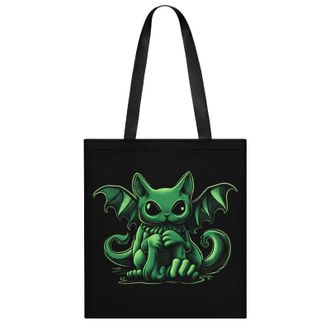 Generic Cthulhus Cat Womens Tote Casual Shopping Bag Lightweight Shoulder Bags Hobos Handbag for Work Travel Daily 35x40cm