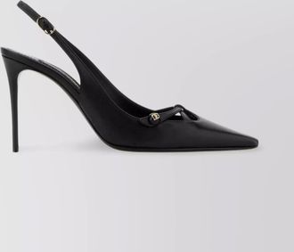 Dolce & Gabbana leather slingback pumps