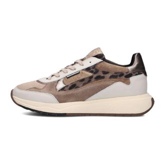 Floris Van Bommel Schoenen, Dames, Veelkleurig, 39 EU, Wol, Taupe Stijlvolle Sneakers voor Herfst/Winter