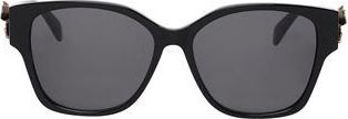 Alexander McQueen AM0370S-001 56 Sunglass WOMAN ACETATE
