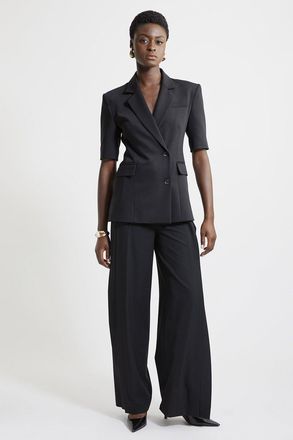 Karen Millen Tailored Panelled Wide Leg Trousers