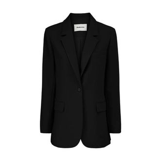 Modstr&ouml;m Blazer - Dames - Jassen - Zwart - Maat: XS Leer