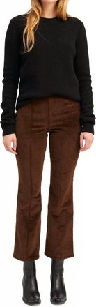 SPRWMN Corduroy Ankle Flare Jeans In Americano