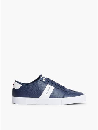Tommy Hilfiger Mens Smooth Low-Top Sneaker - Navy/White - US 10.5 / EU 43.5