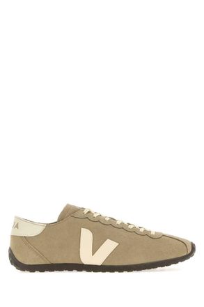 Veja Beige Logo Sneakers