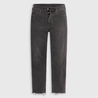 Levi's Damesjeans 501 met rechte pijpen en enkellengte (Van mijn wolk af)