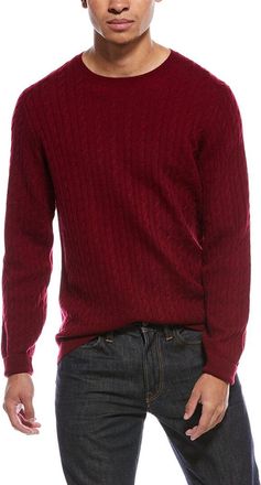 Brodie Twist Cable Wool & Cashmere-Blend Crewneck Sweater