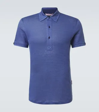 Orlebar Brown Sebastian linen polo shirt