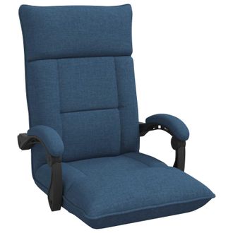 vidaXL Sill&oacute;n Ajustable Azul Tela Vidaxl