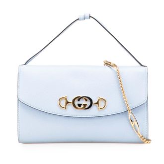Gucci Leren Handtas met Ketenaccent