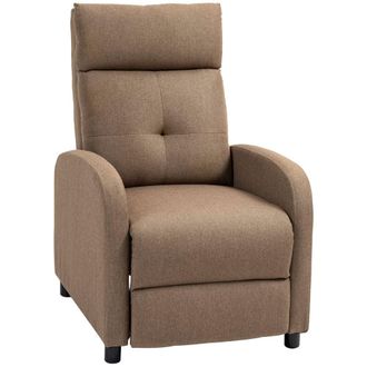 HOMCOM Sill&oacute;n relax reclinable 67x87x98 cm marr&oacute;n
