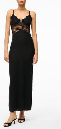 Staud Tara Maxi Dress in Black at Nordstrom Rack, Size X-Large