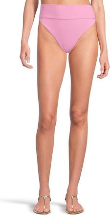 Beach Riot Highway Bottom Womens Swimwear Prism Pink : SM, Polyester/Spandex