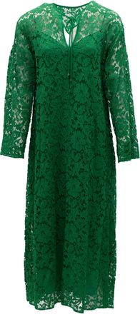 Valentino Garavani Women Lace Dress in Womens Green