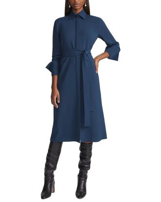 Lafayette 148 New York Split Cuff Shirtdress