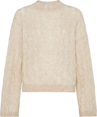 Brunello Cucinelli Maglione girocollo - Toni neutri