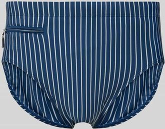 Schiesser Badehose im Allover-Look mit Rei&szlig;verschlusstasche in Marine, Gr&ouml;&szlig;e XXL