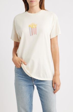 Vinyl Icons Fries Graphic T-Shirt in Marshmallow at Nordstrom, Size X-Small
