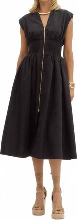 Entro Melt My Heart Midi Dress In Black