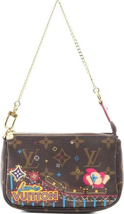 Louis Vuitton 2020 mini Pochette Vivienne Holidays Monogram shoulder bag - Brown