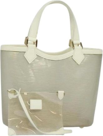 Louis Vuitton Pre-owned Handbags, female, White, Size: ONE SIZE Pre-owned Plastic Handbag