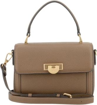 Pourchet Auteuil Handtas - Dames - Handtassen - Beige - ONE Size - Leer - Tassen