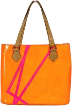 Louis Vuitton Pre-owned Monogram Vernis Shoulder Tote - Dames - Vintage Shopper - Oranje - ONE Size - Vintage