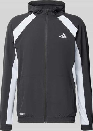 adidas Sweatjacke mit Kapuze in Black, Gr&ouml;&szlig;e XXL