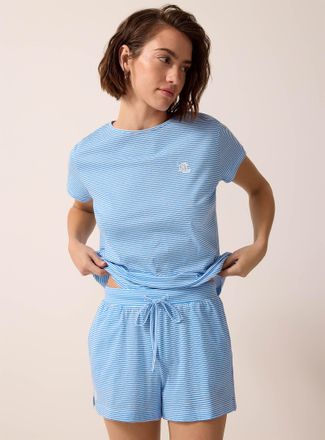 Lauren Ralph Lauren Womens Pinstripes pyjama set