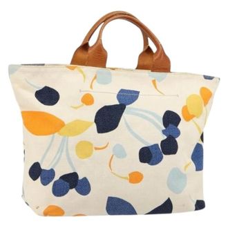 Miu Miu Pre-owned Tote Bags, female, Multicolor, Size: ONE SIZE Pre-owned Canvas Tote Bag