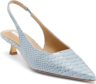 Tony Bianco Catie Slingback Pump in Denim Python at Nordstrom, Size 7.5